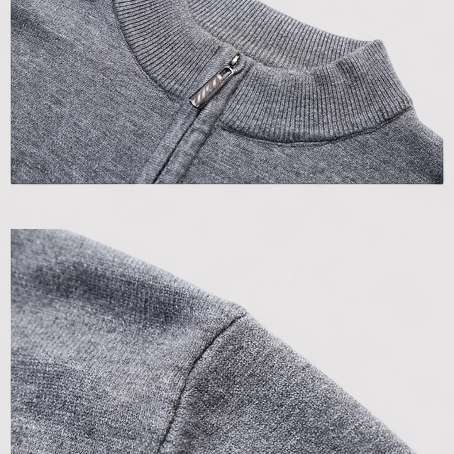 Lorenzi & Montague | The Aurellio – Half-Zip Pullover Sweater