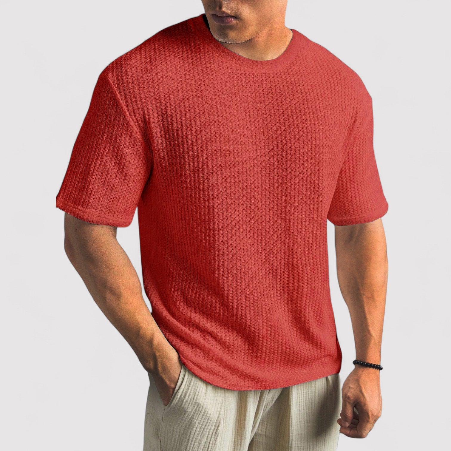 Lorenzi & Montague | The Adrius II – Textured Summer T-Shirt