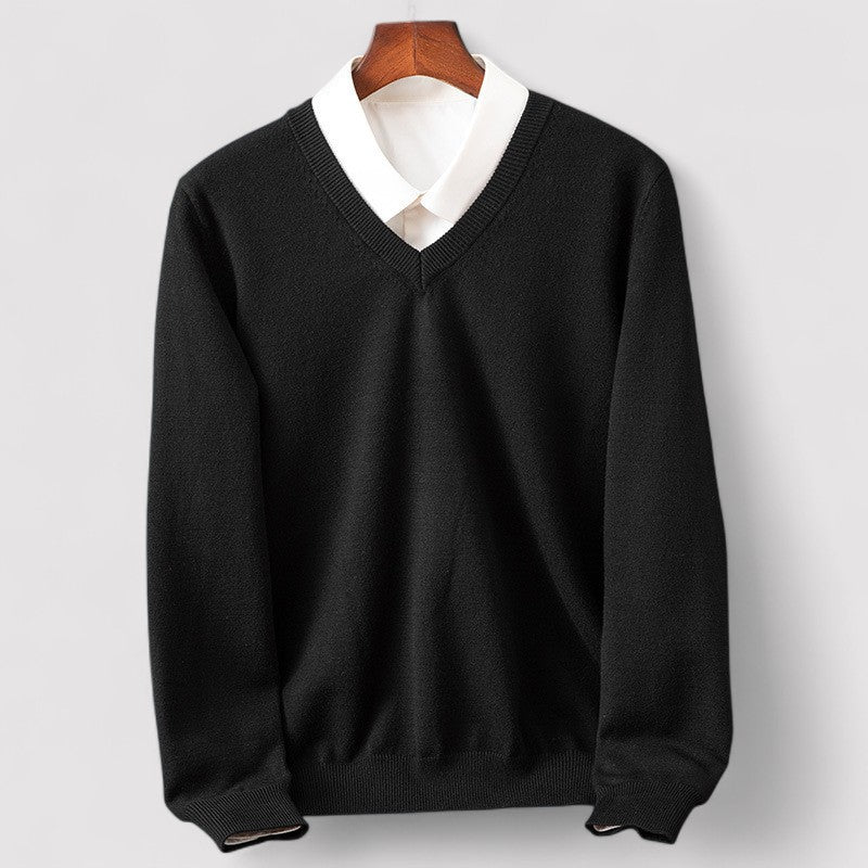 Lorenzi & Montague | The Vittorio – V-Neck Pullover Sweater