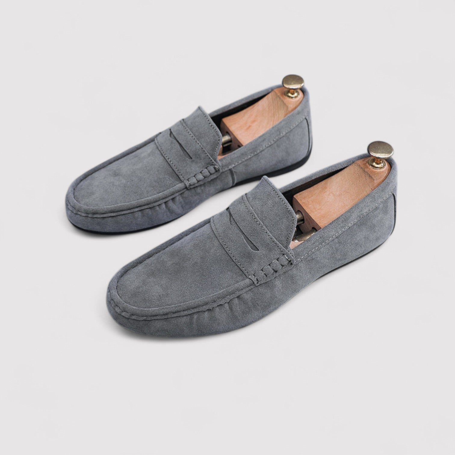 Lorenzi & Montague | The Fabrizzio – Suede Penny Loafers