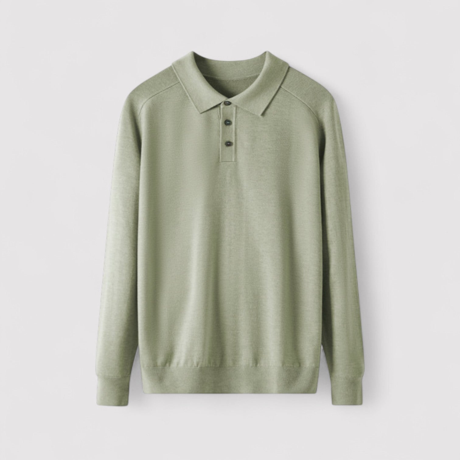 Lorenzi & Montague | The Nerio – Long Sleeve Knit Polo