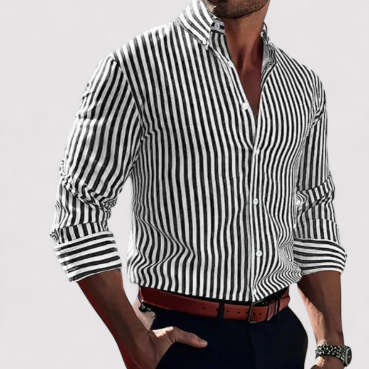 Lorenzi & Montague | The Bellverde – Striped Shirt