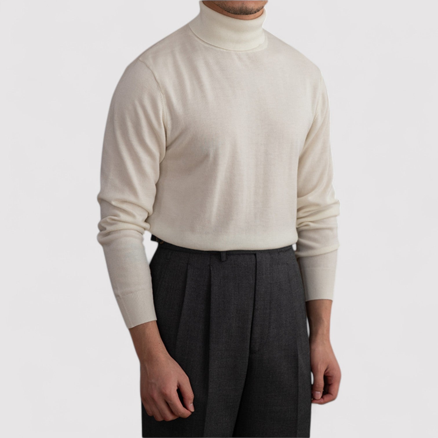 Lorenzi & Montague | The Giulian – Wool Turtleneck