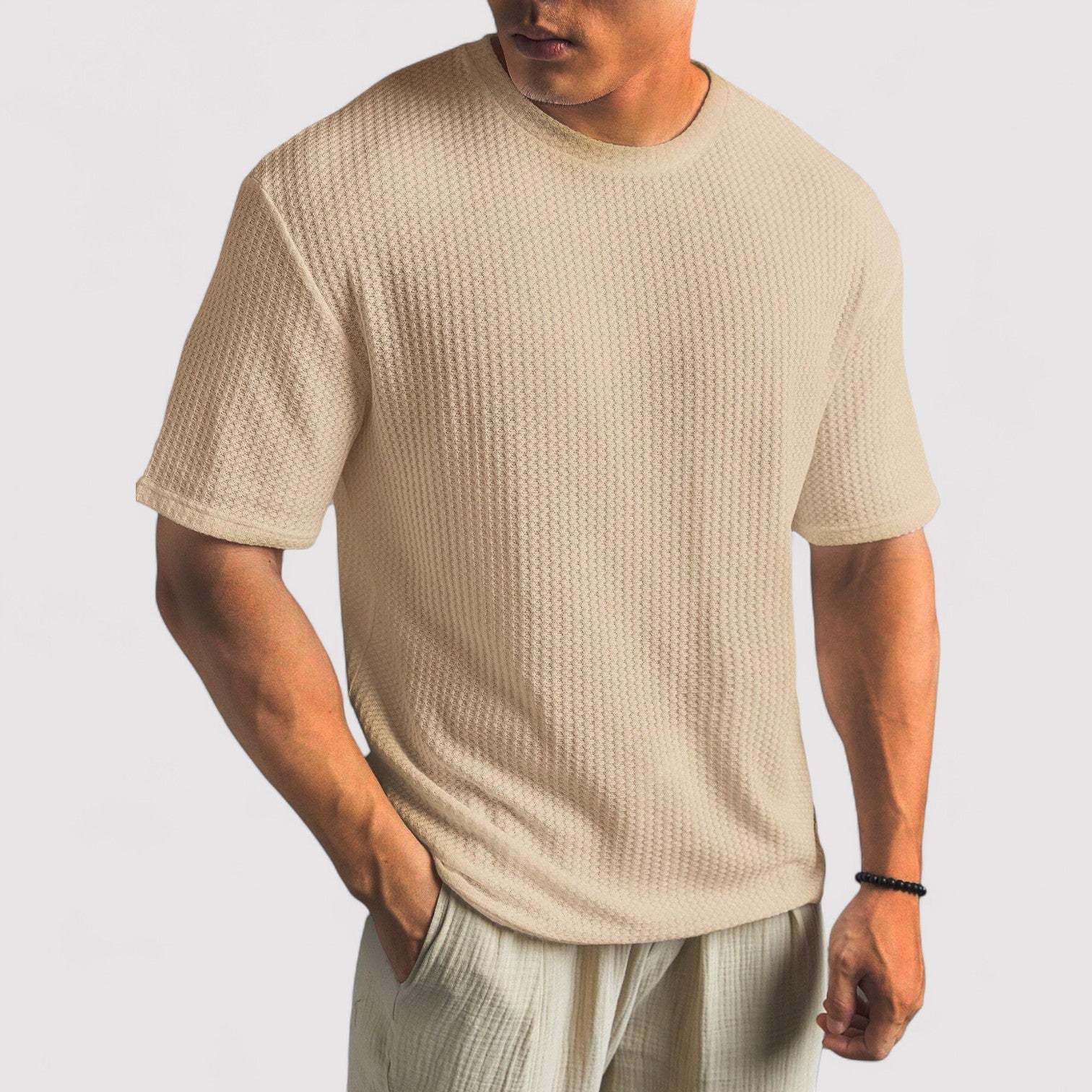 Lorenzi & Montague | The Adrius II – Textured Summer T-Shirt
