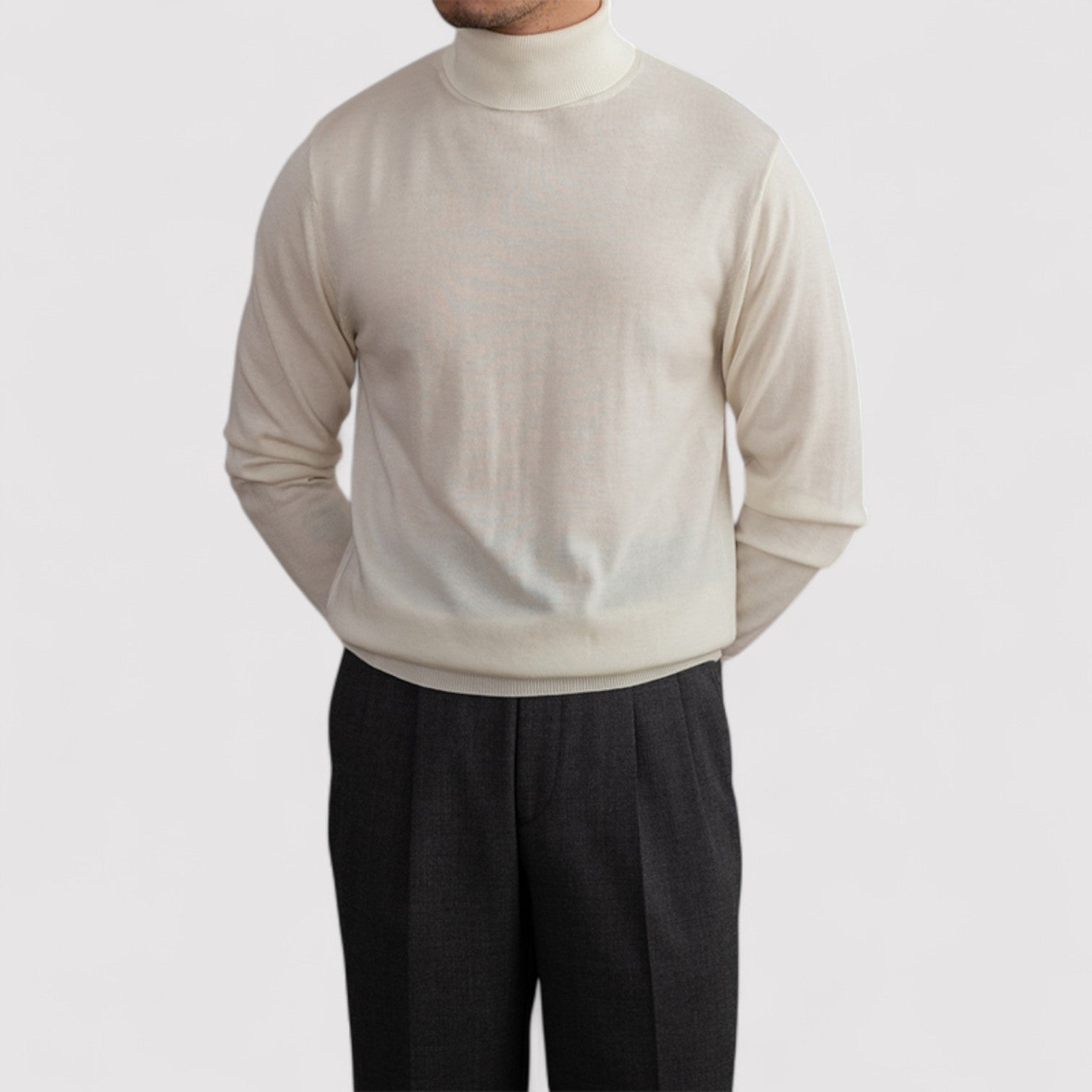 Lorenzi & Montague | The Giulian – Wool Turtleneck