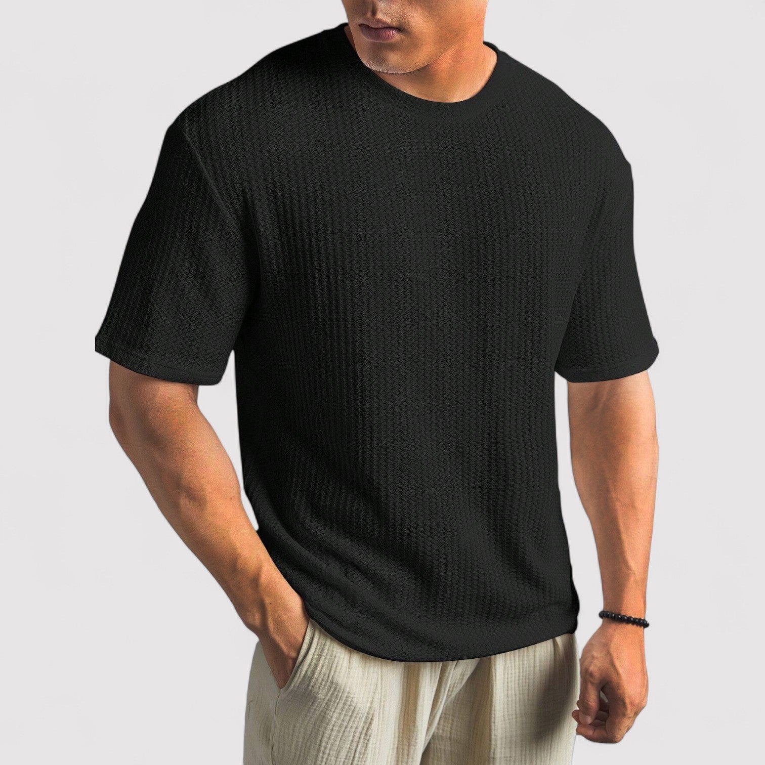 Lorenzi & Montague | The Adrius II – Textured Summer T-Shirt