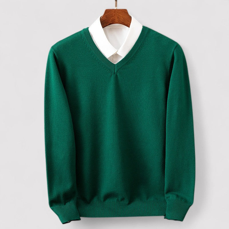 Lorenzi & Montague | The Vittorio – V-Neck Pullover Sweater