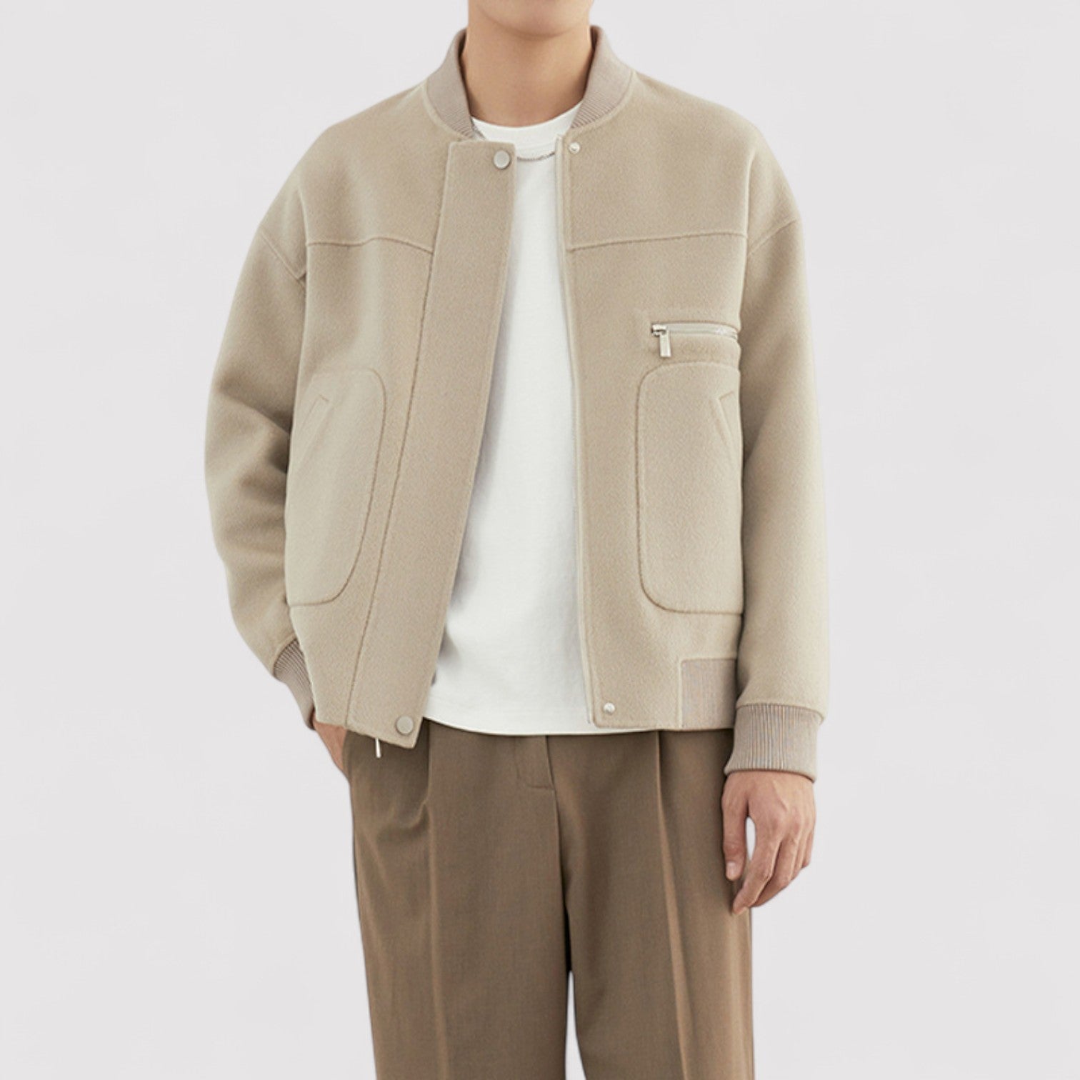 Lorenzi & Montague | The Ennio – Wool Bomber Jacket