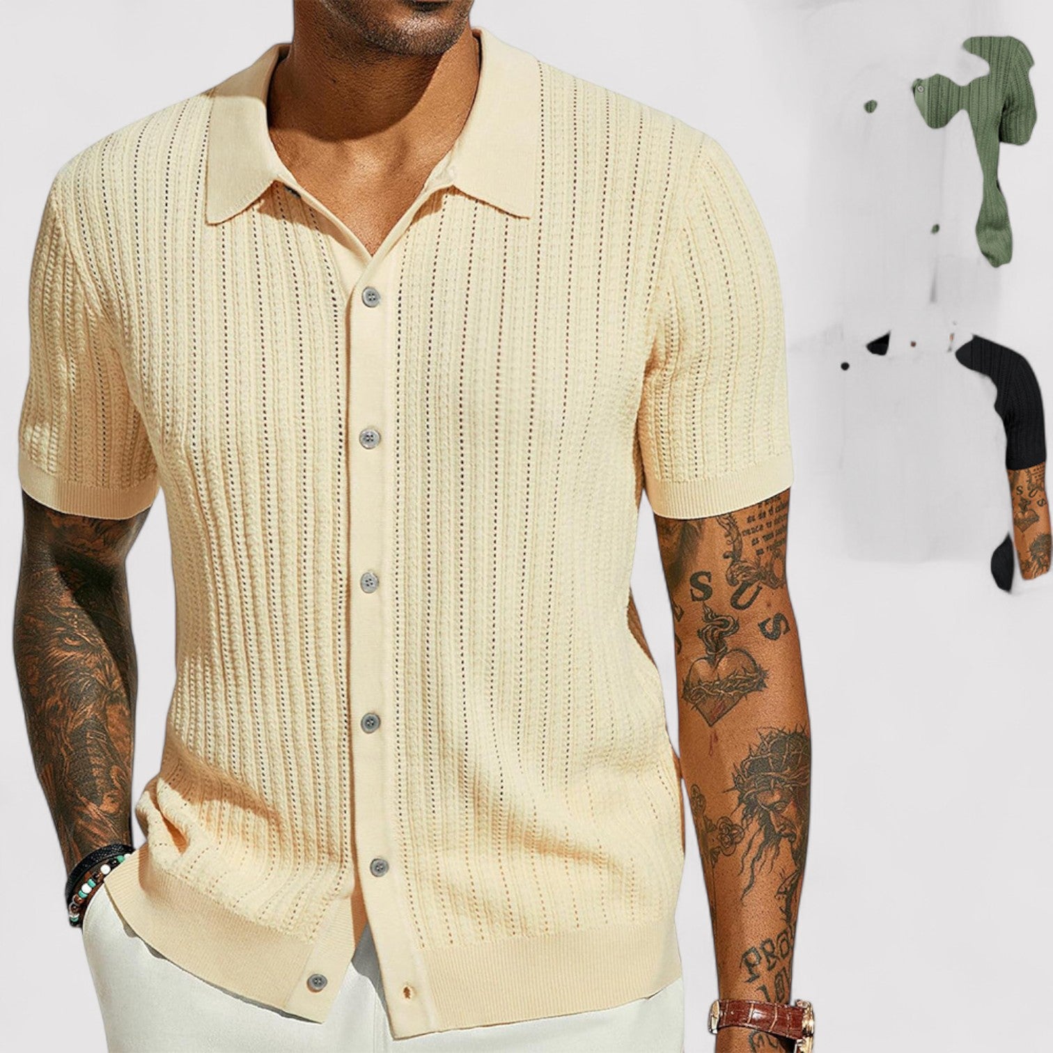 Lorenzi & Montague | The Massimo – Men’s Knitted Shirt