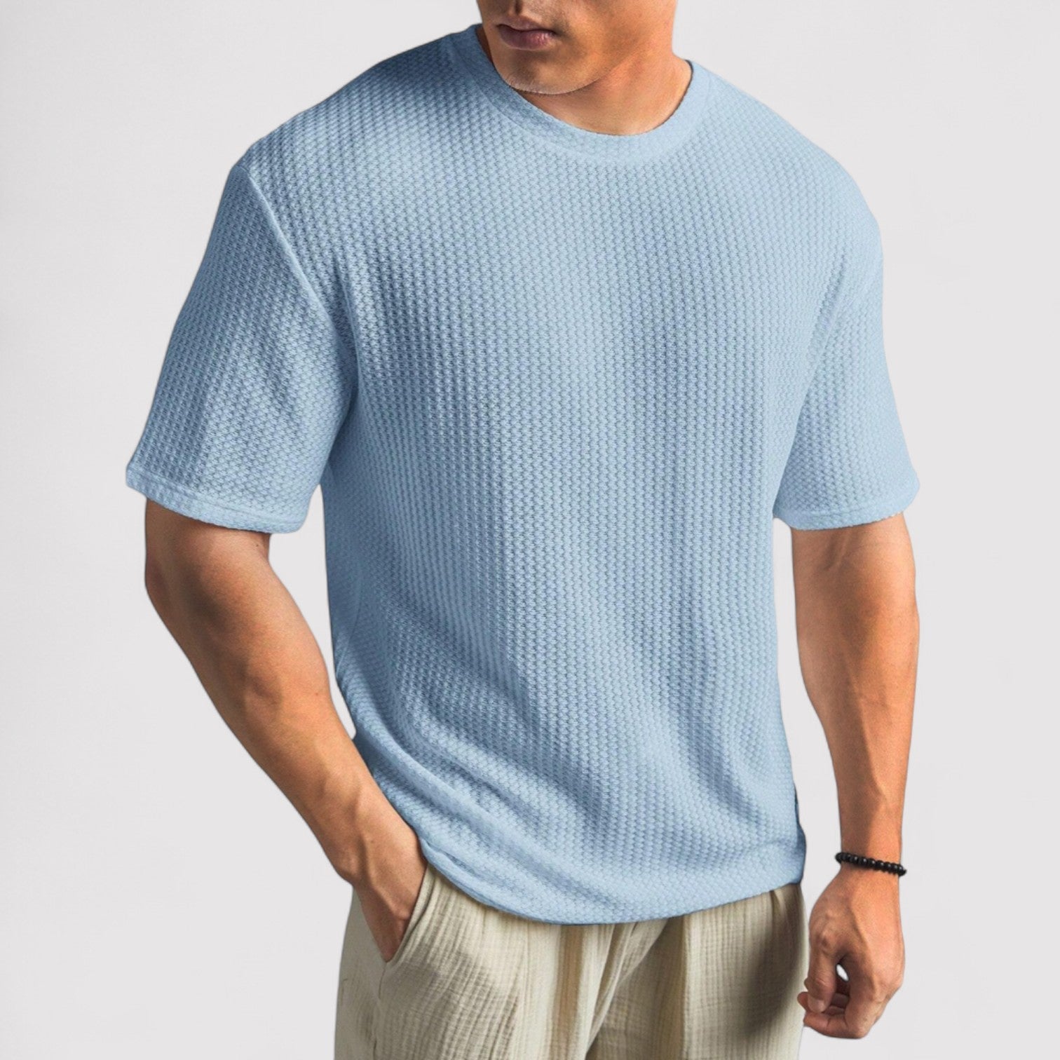Lorenzi & Montague | The Adrius II – Textured Summer T-Shirt