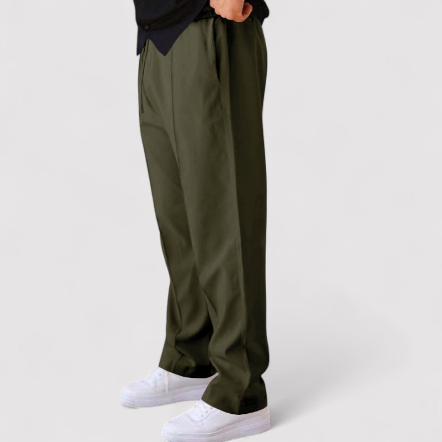 Lorenzi & Montague | The Vittoré – Relaxed Straight-Leg Trousers