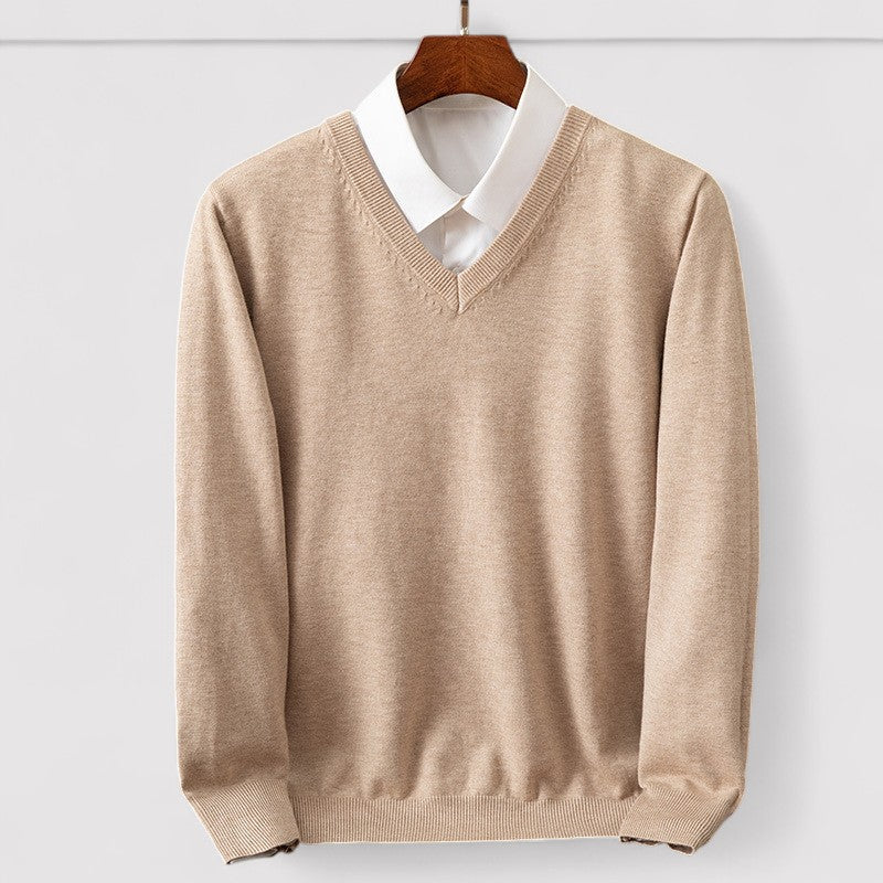 Lorenzi & Montague | The Vittorio – V-Neck Pullover Sweater