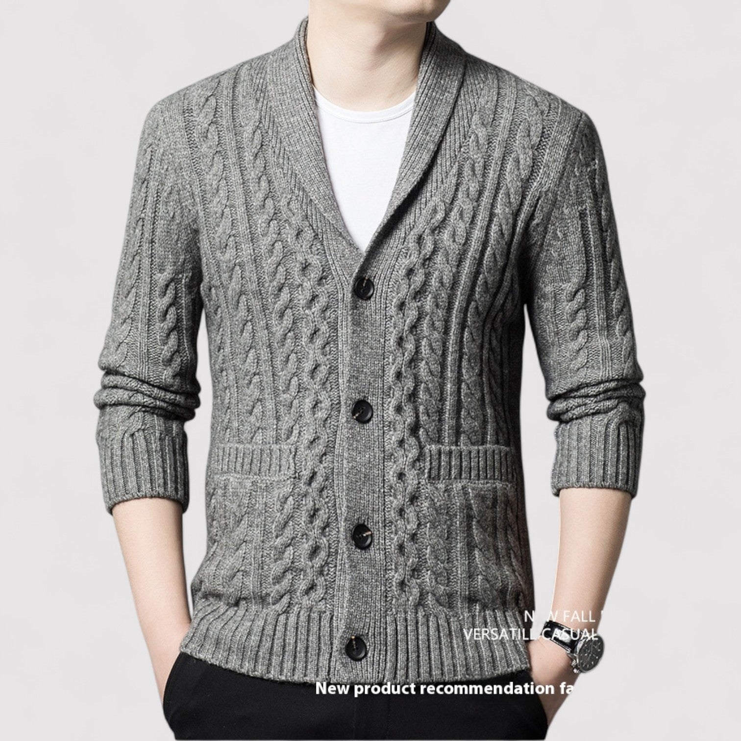 Lorenzi & Montague | The Lucien – Shawl Collar Cardigan