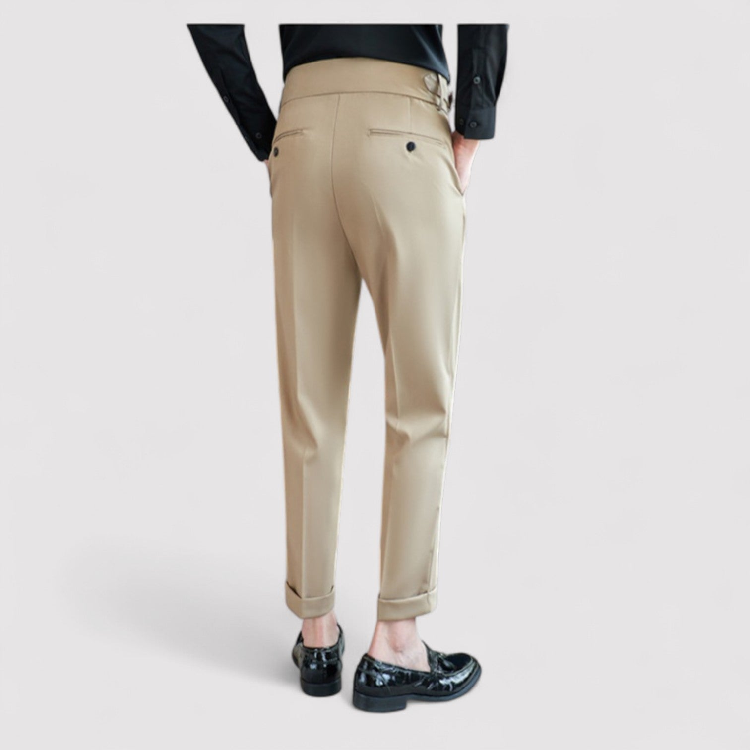 Lorenzi & Montague | The Tiziano – High-Waist Pleated Trousers