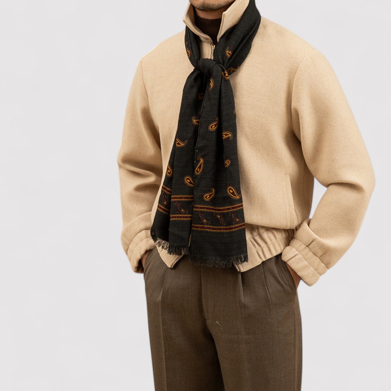 Lorenzi & Montague | The Adrio – Wool Zip Jacket