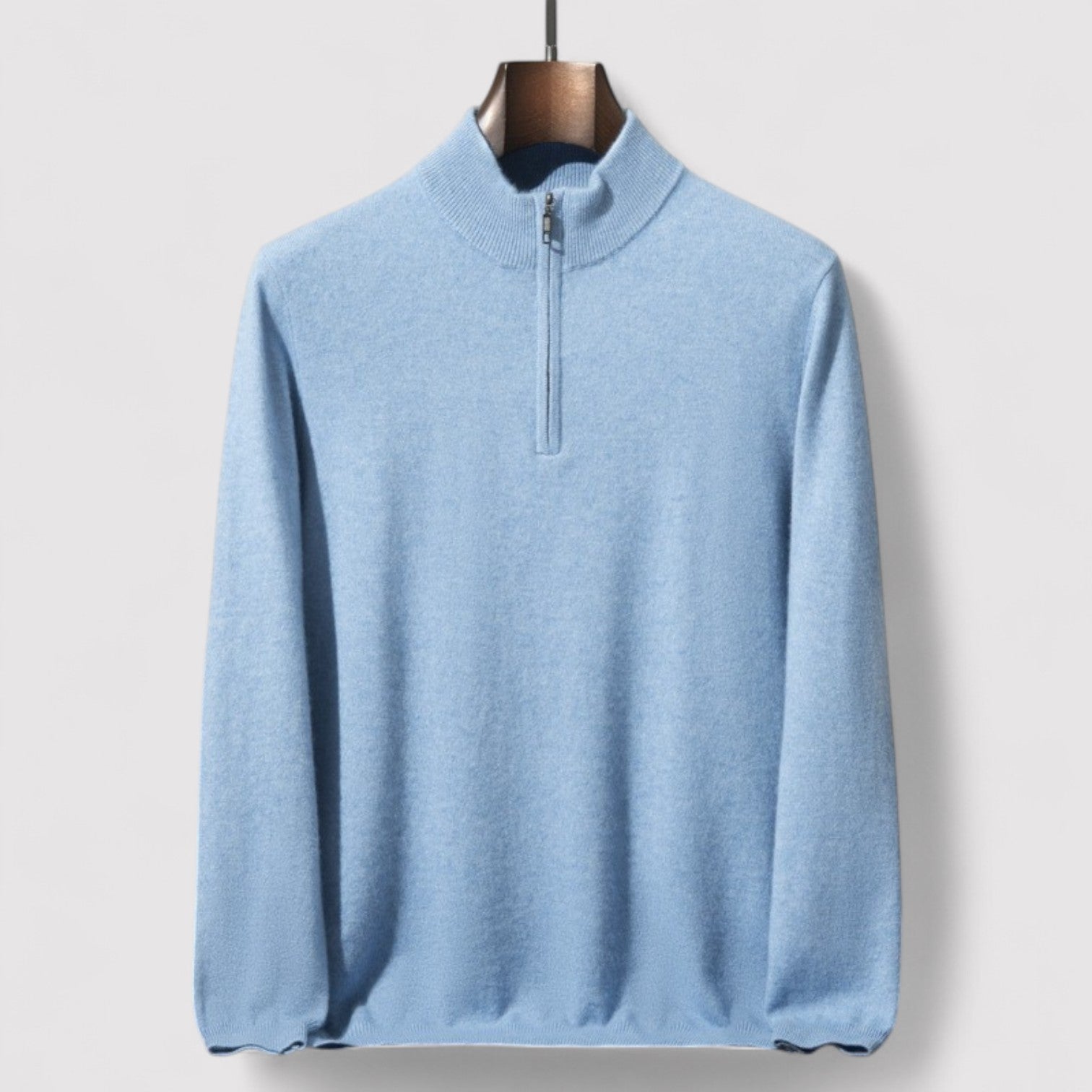 Lorenzi & Montague | The Bellero – Half-Zip Wool Sweater