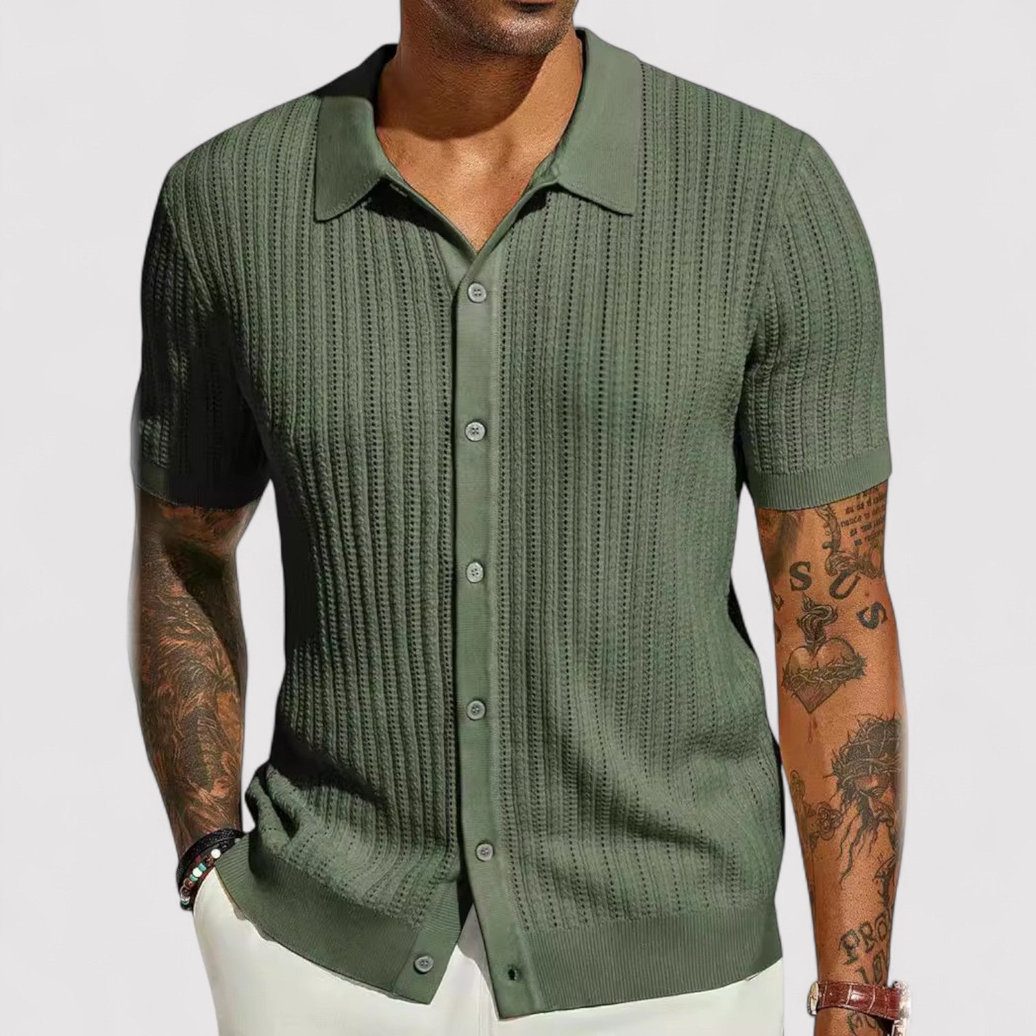 Lorenzi & Montague | The Massimo – Men’s Knitted Shirt