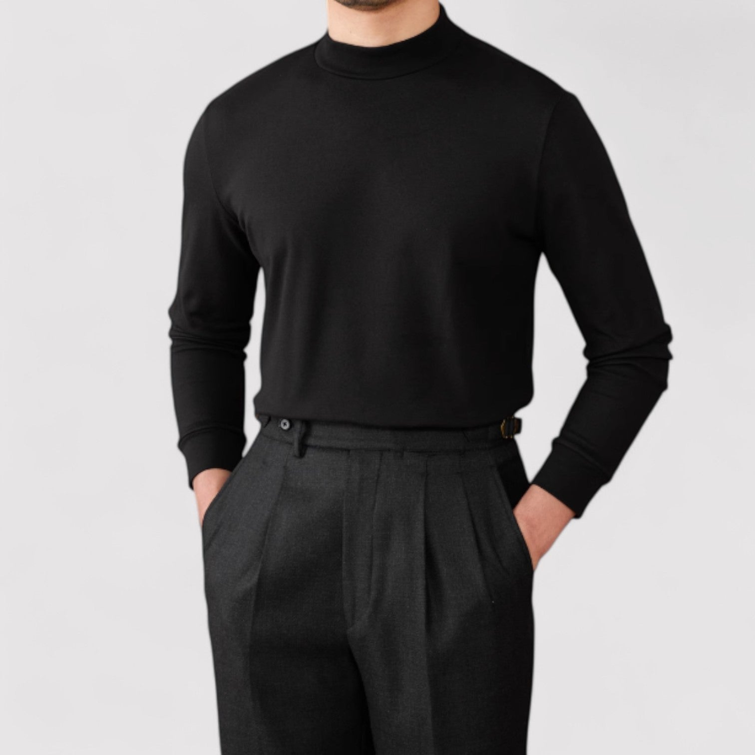 Lorenzi & Montague | The Cosimo – Half-High Neck Longsleeve