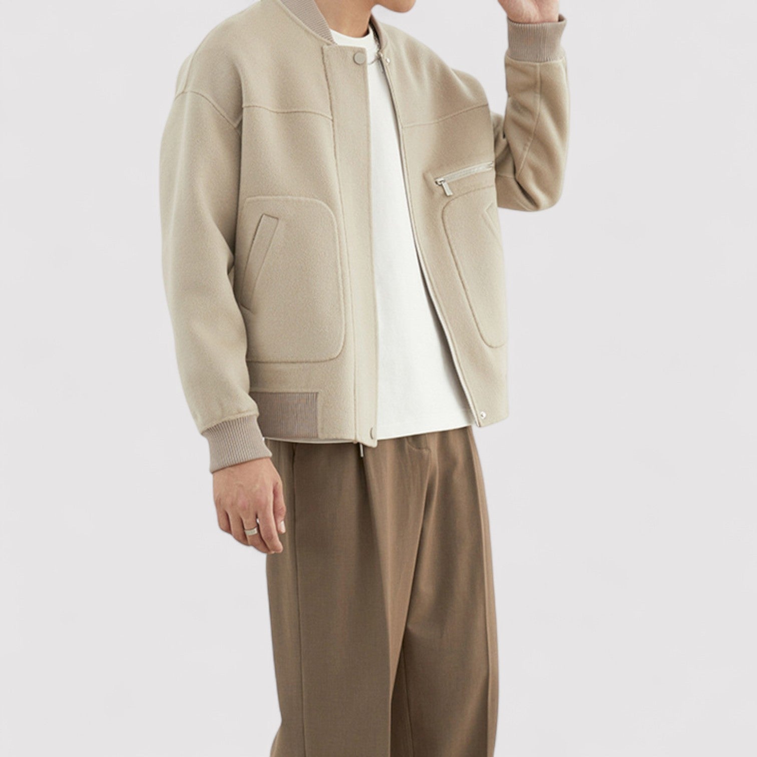 Lorenzi & Montague | The Ennio – Wool Bomber Jacket