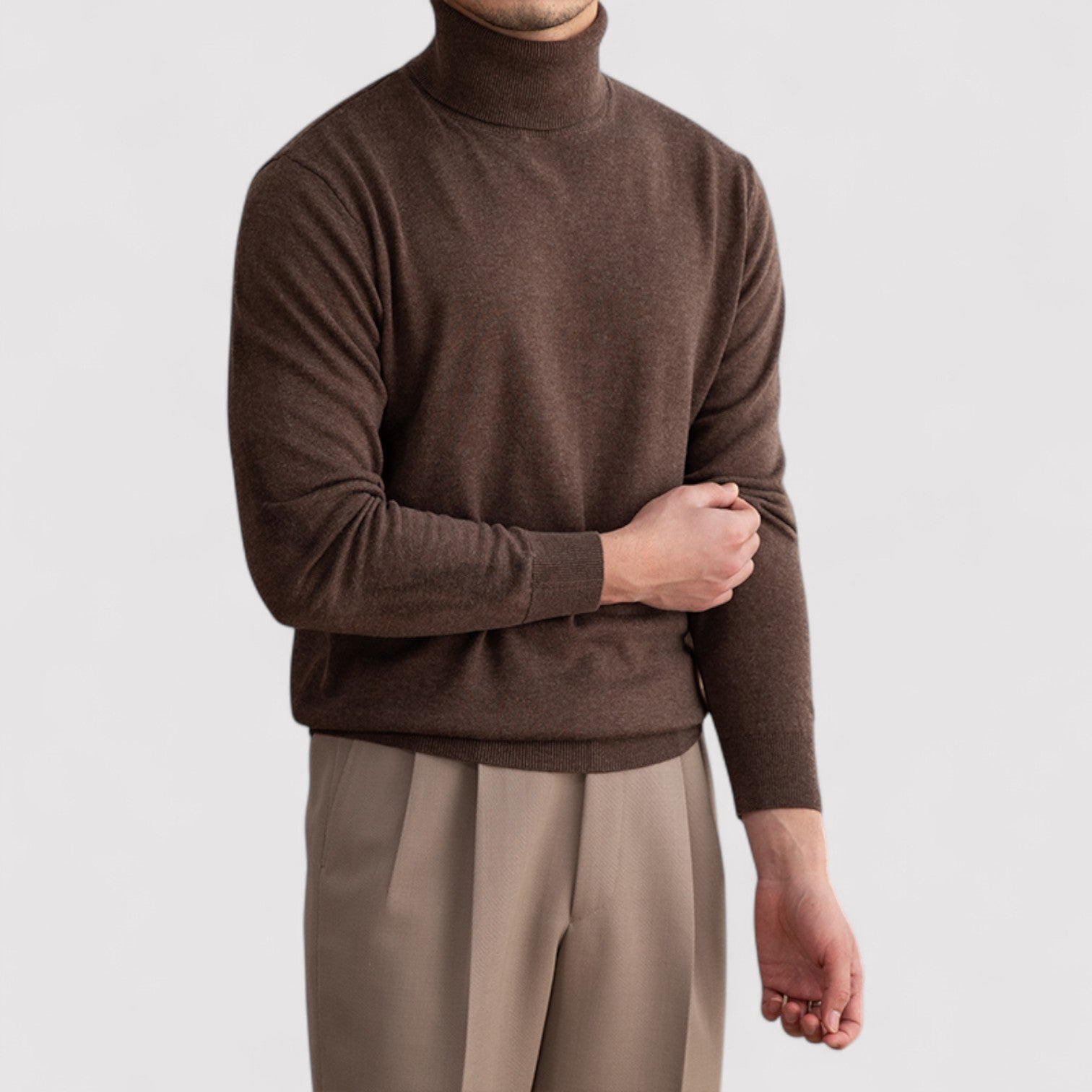 Lorenzi & Montague | The Giulian – Wool Turtleneck