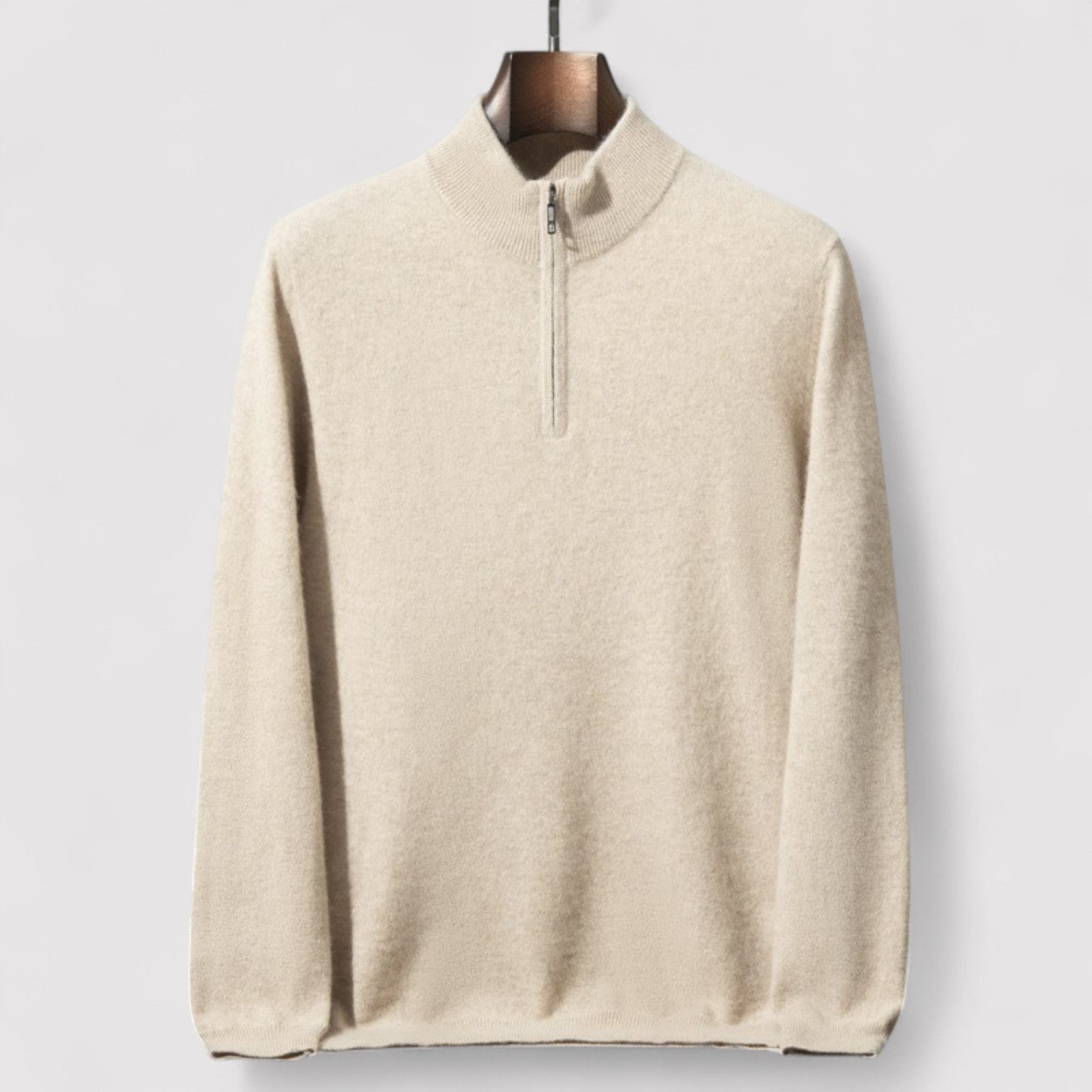 Lorenzi & Montague | The Bellero – Half-Zip Wool Sweater