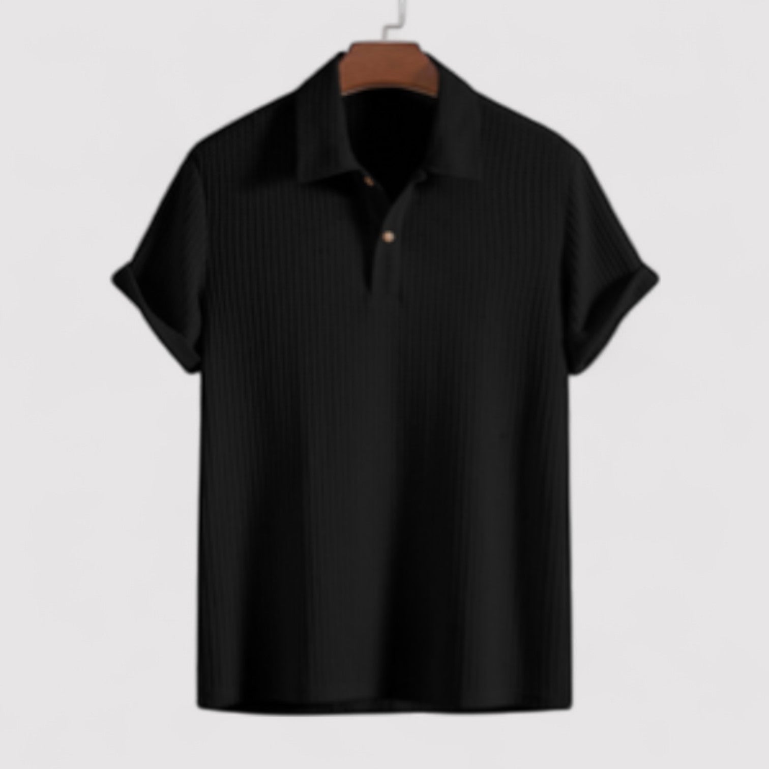 Lorenzi & Montague | The Stefano – Ribbed Polo Shirt