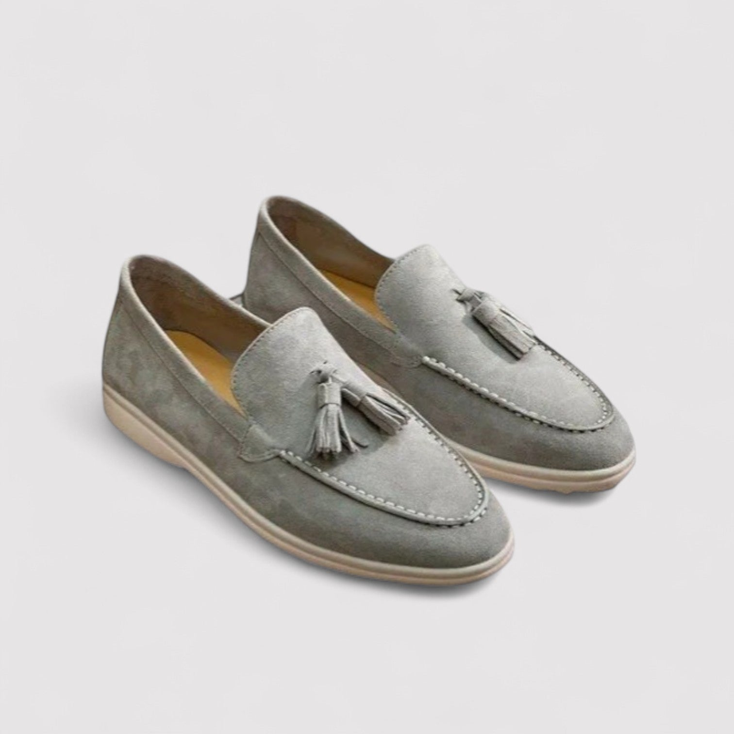 Lorenzi & Montague | The Teodoro – Suede Tassel Loafers