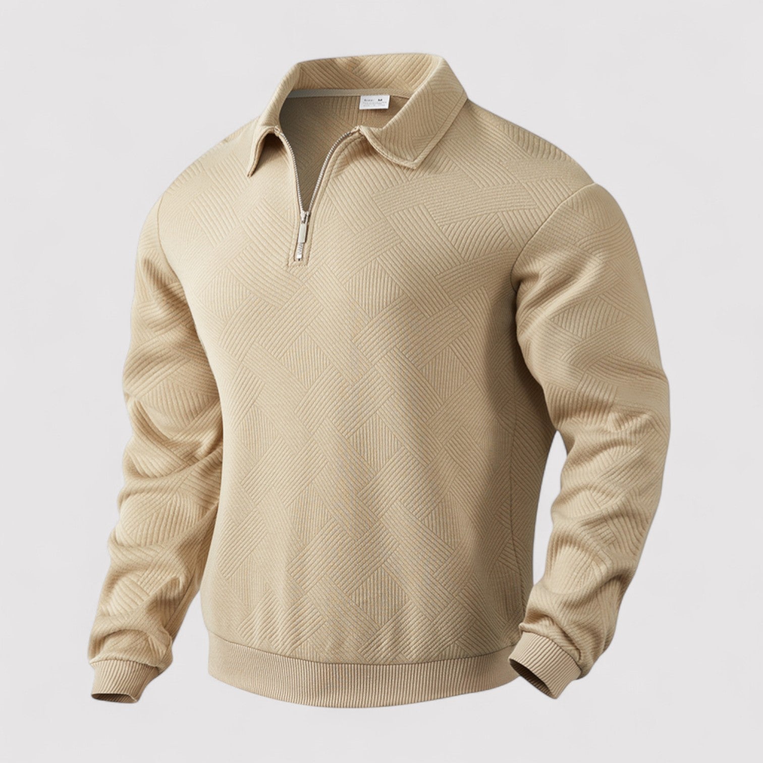 Lorenzi & Montague | The Bellagio – Jacquard Half-Zip