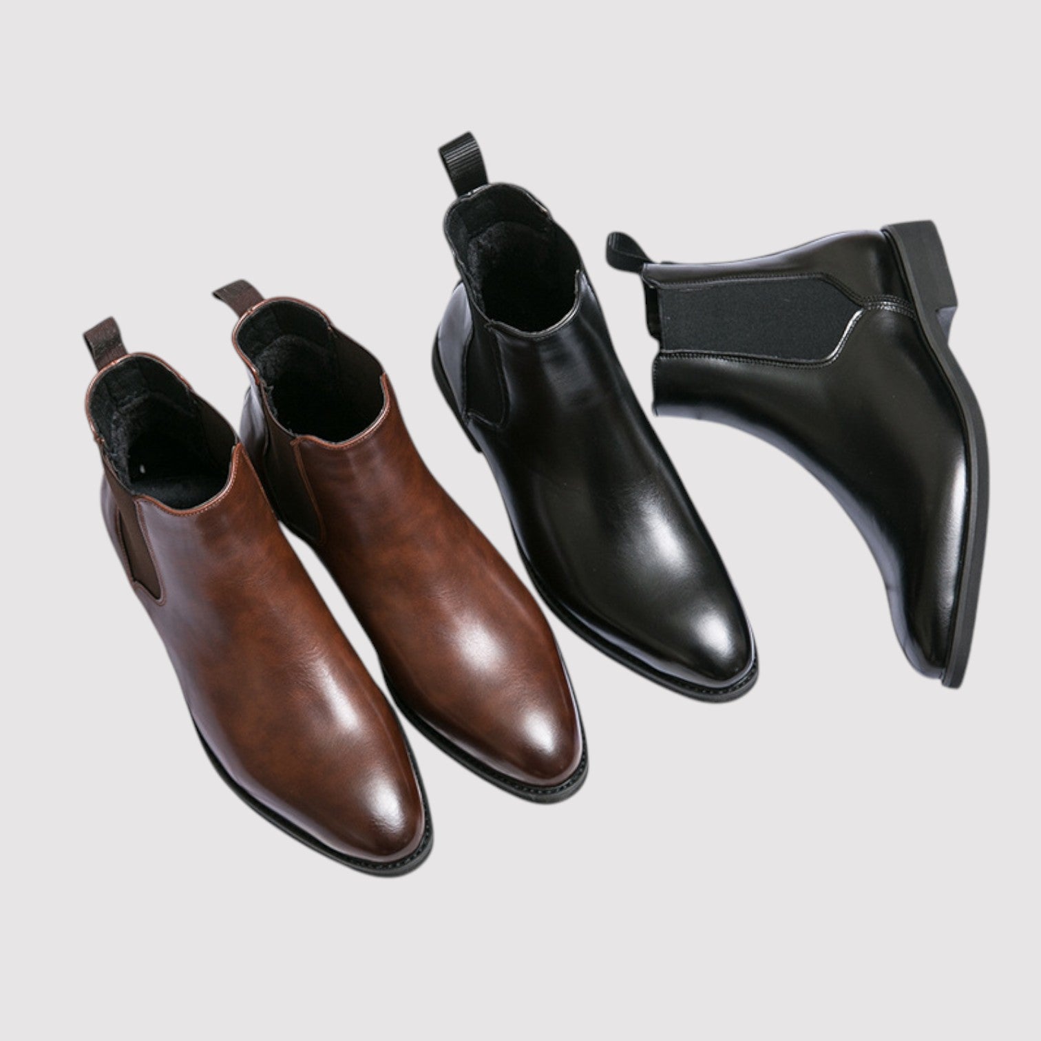 Lorenzi & Montague | The Lucien – Leather Chelsea Boots