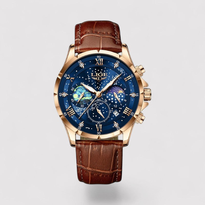 Lorenzi & Montague | The Celestial – Moonphase Chronograph
