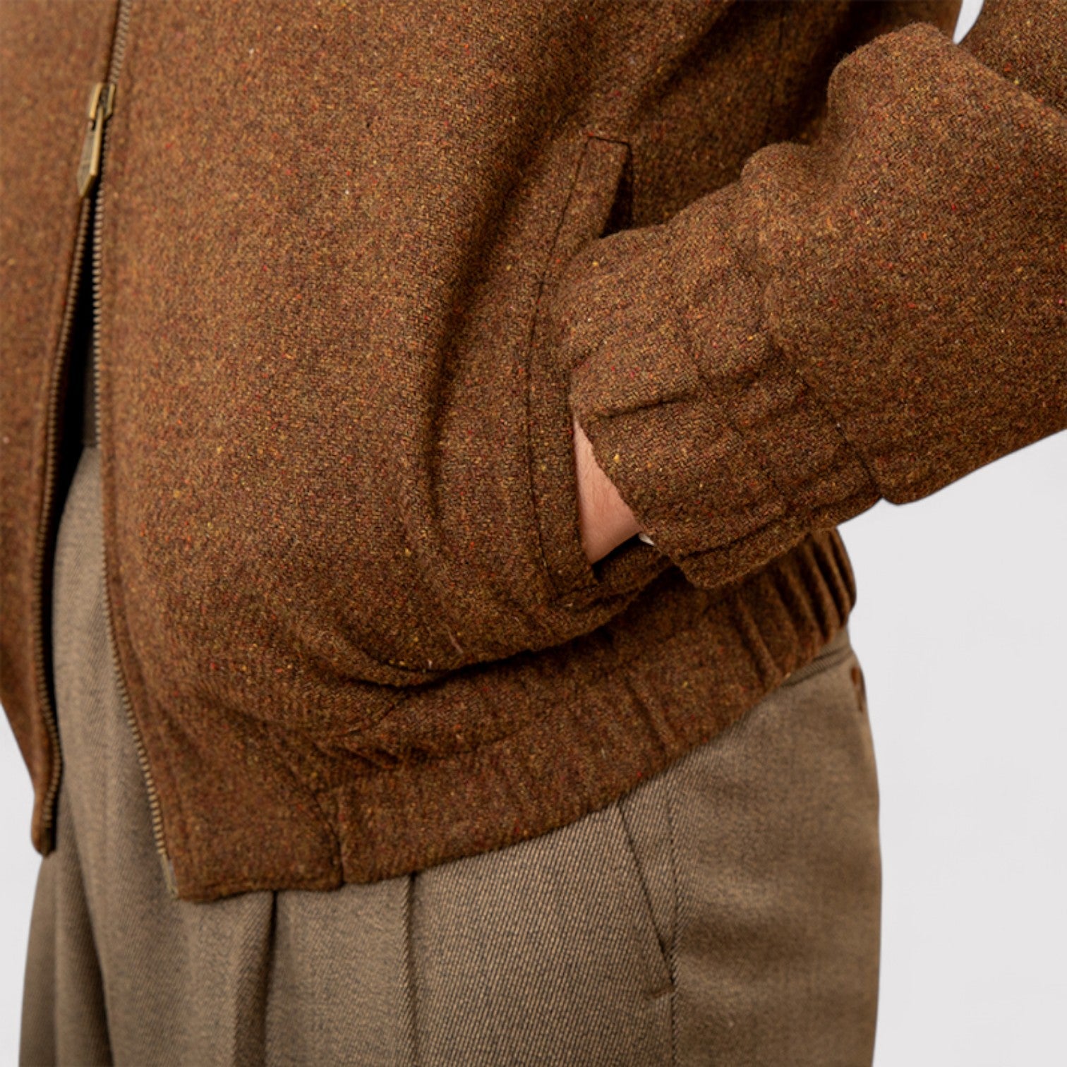 Lorenzi & Montague | The Adrio – Wool Zip Jacket