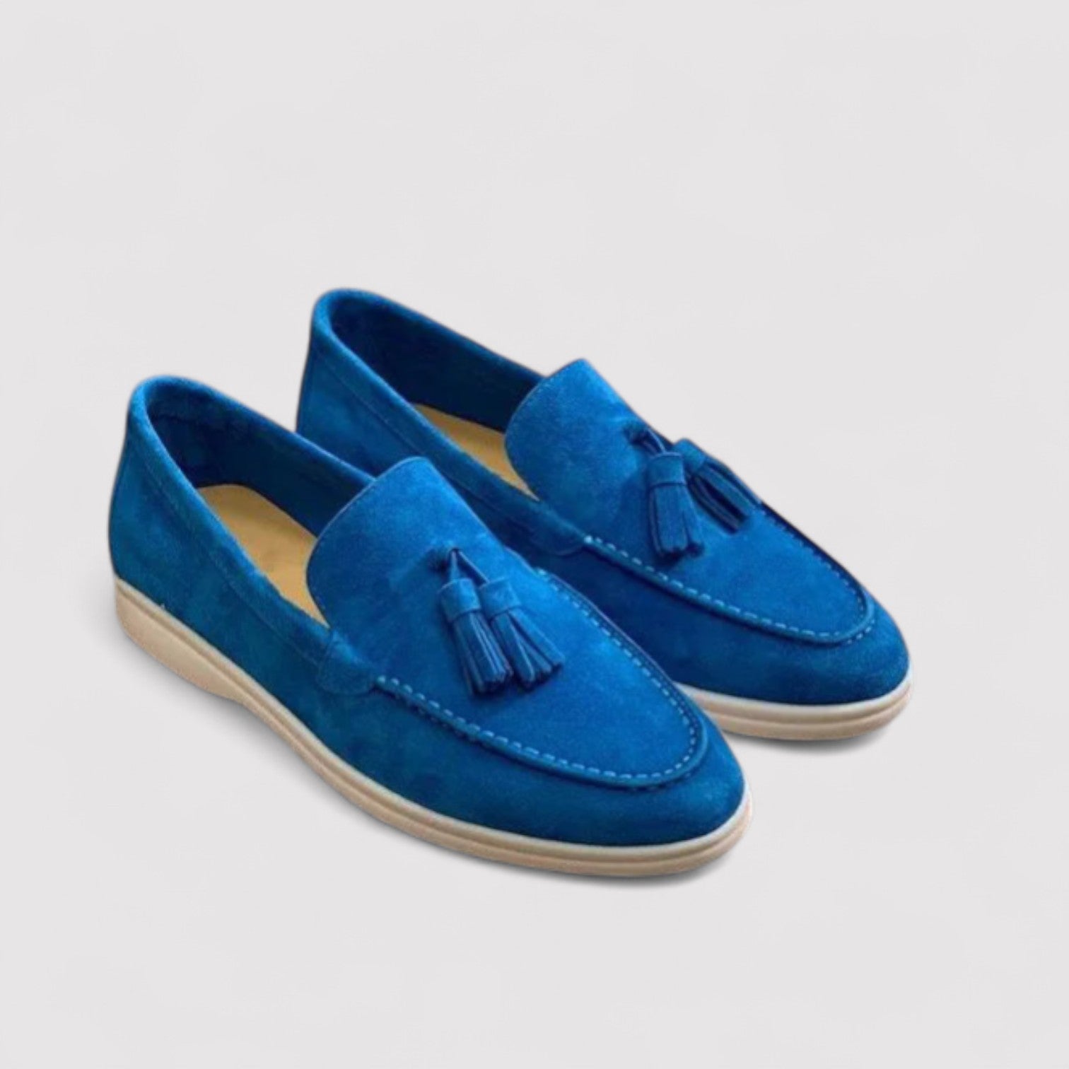 Lorenzi & Montague | The Teodoro – Suede Tassel Loafers