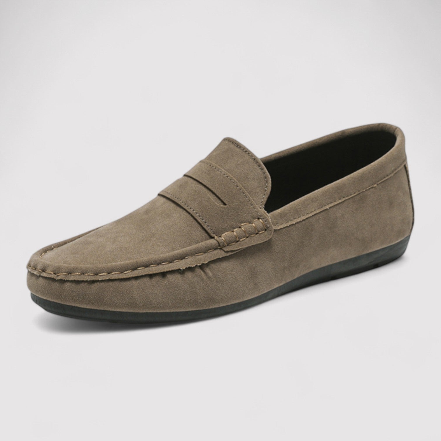 Lorenzi & Montague | The Fabrizzio – Suede Penny Loafers