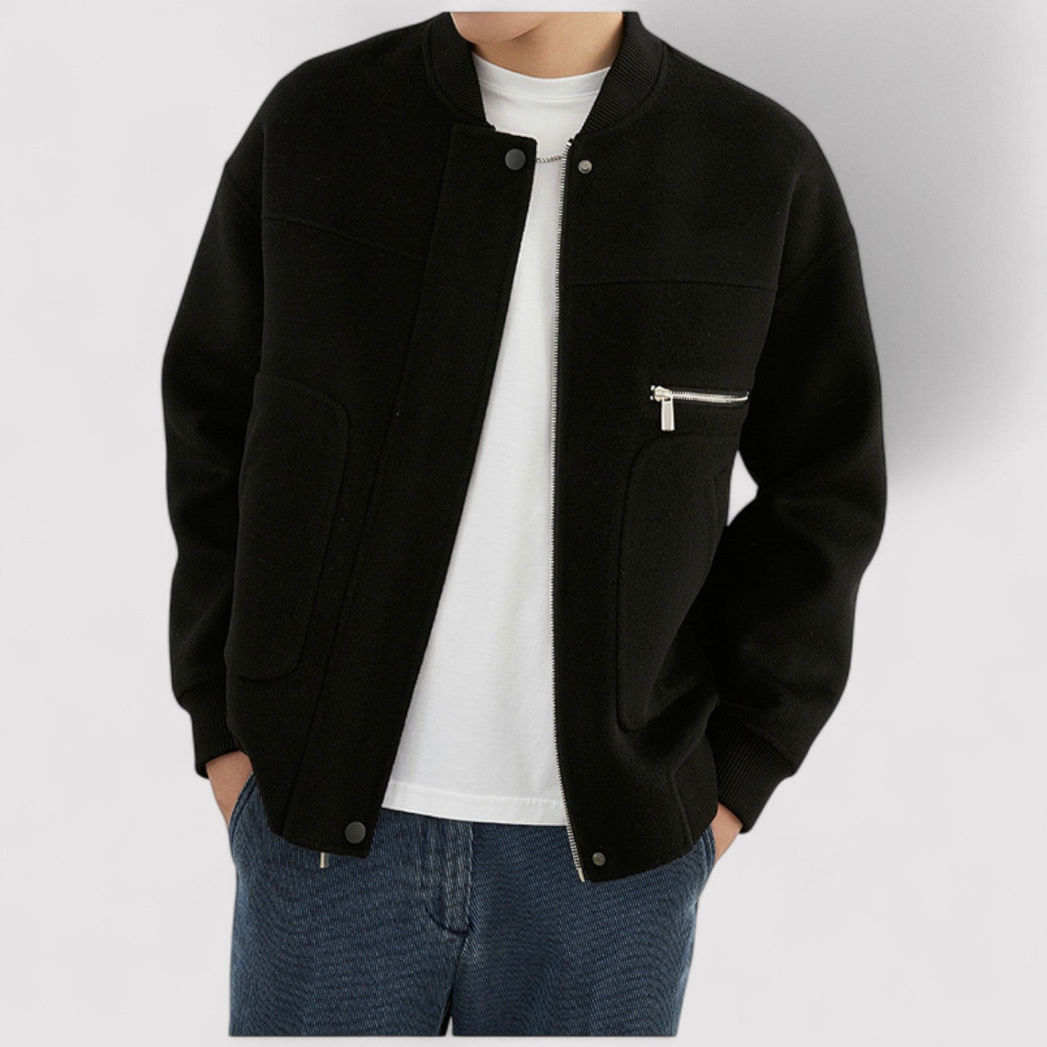 Lorenzi & Montague | The Ennio – Wool Bomber Jacket