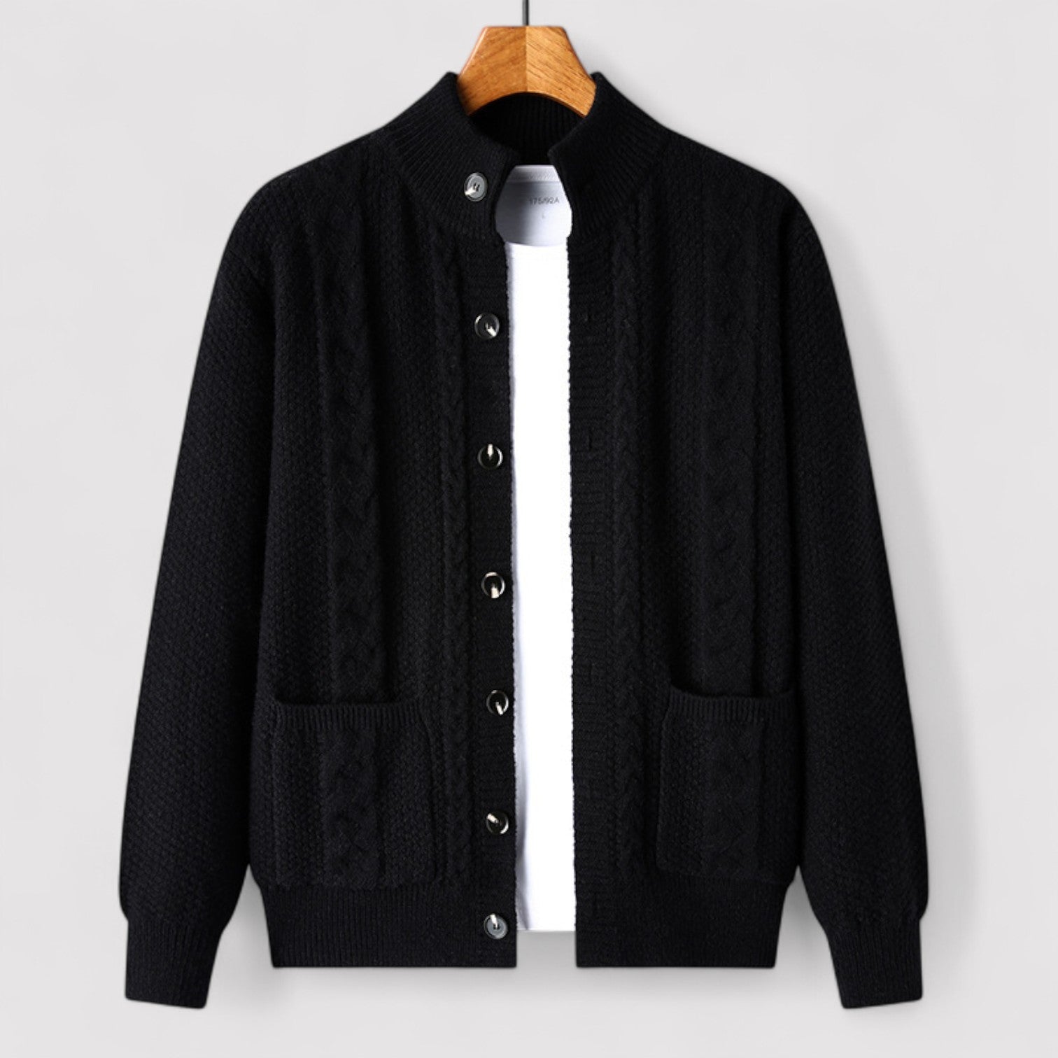 Lorenzi & Montague | The Léandre – Jacquard Knit Cardigan