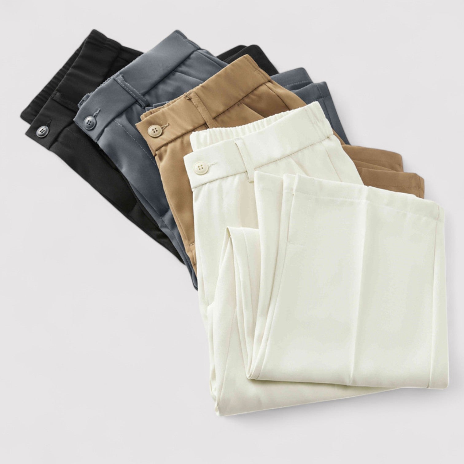 Lorenzi & Montague | The Mauro – Straight-Leg Linen Trousers