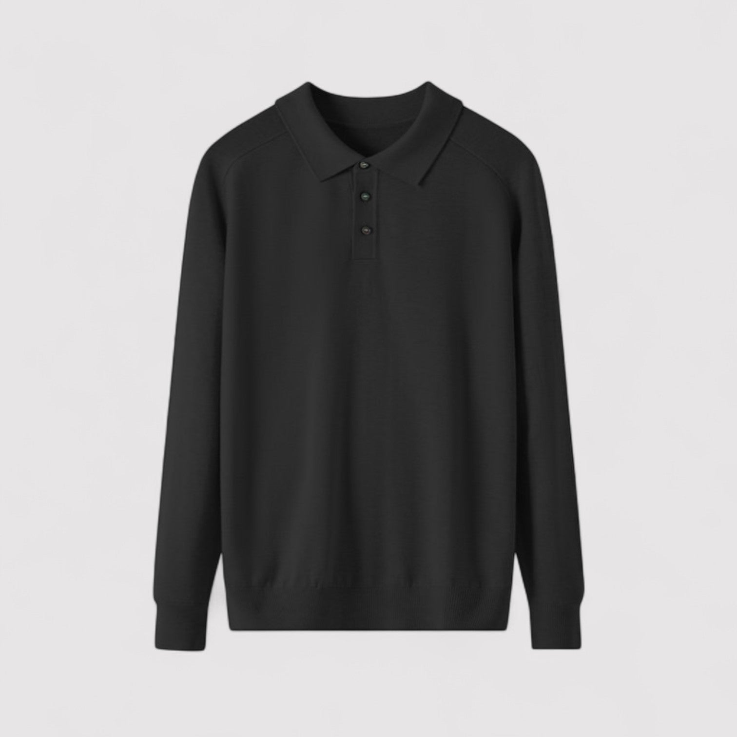 Lorenzi & Montague | The Nerio – Long Sleeve Knit Polo