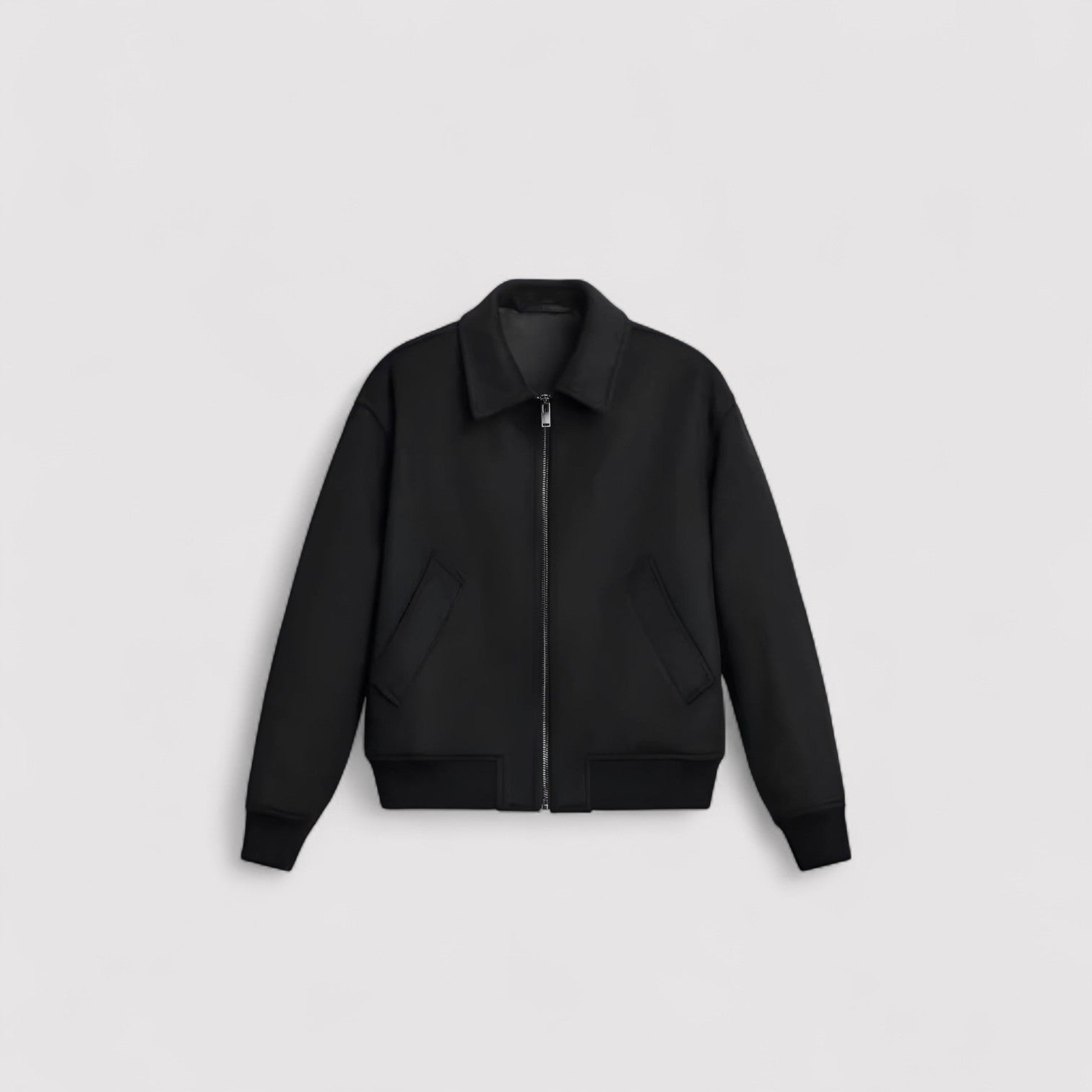 Lorenzi & Montague | The Edmondo – Woolen Polo Collar Jacket