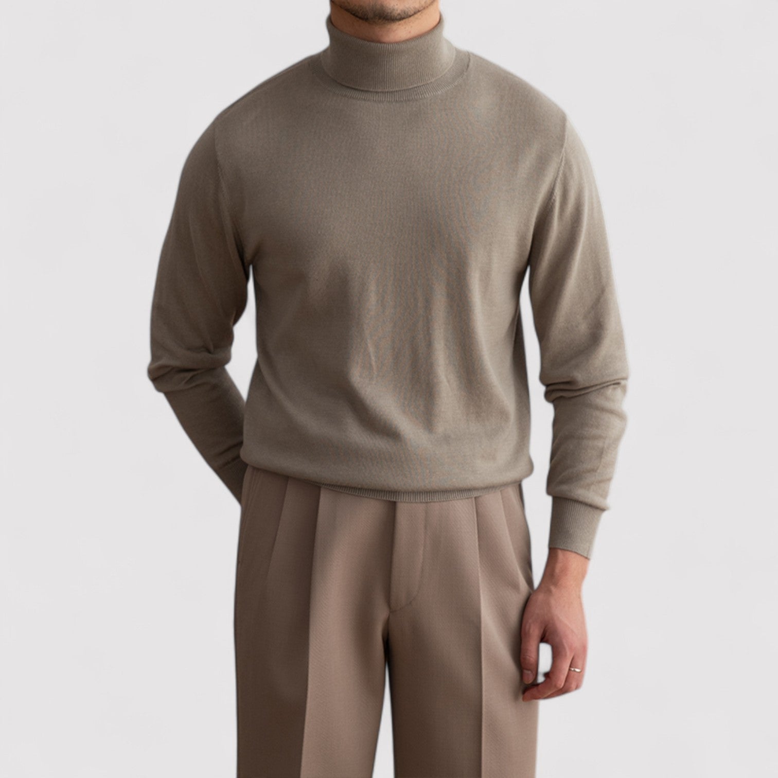 Lorenzi & Montague | The Giulian – Wool Turtleneck