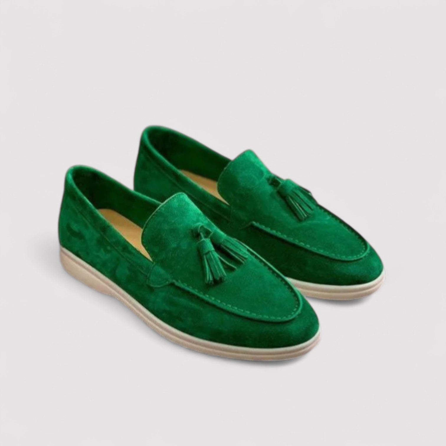 Lorenzi & Montague | The Teodoro – Suede Tassel Loafers