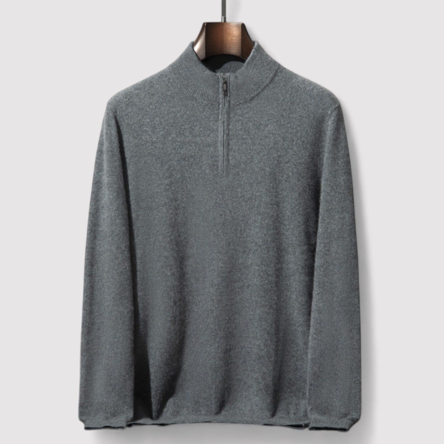 Lorenzi & Montague | The Bellero – Half-Zip Wool Sweater