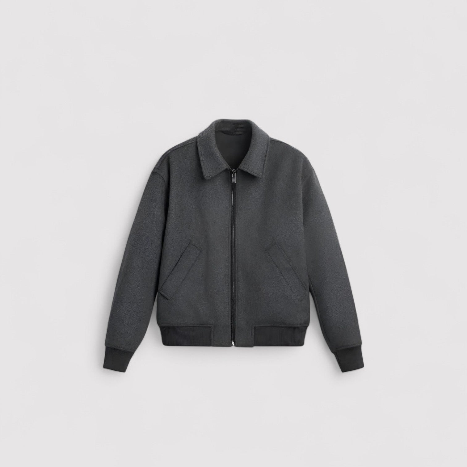 Lorenzi & Montague | The Edmondo – Woolen Polo Collar Jacket
