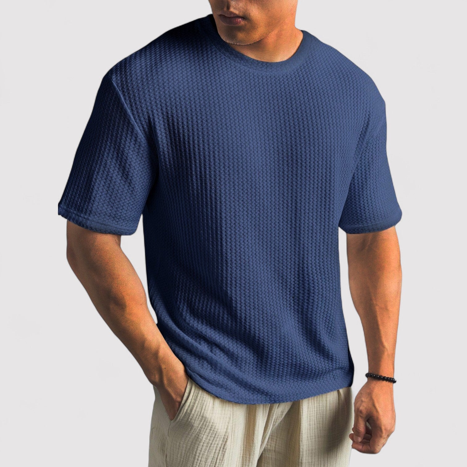 Lorenzi & Montague | The Adrius II – Textured Summer T-Shirt