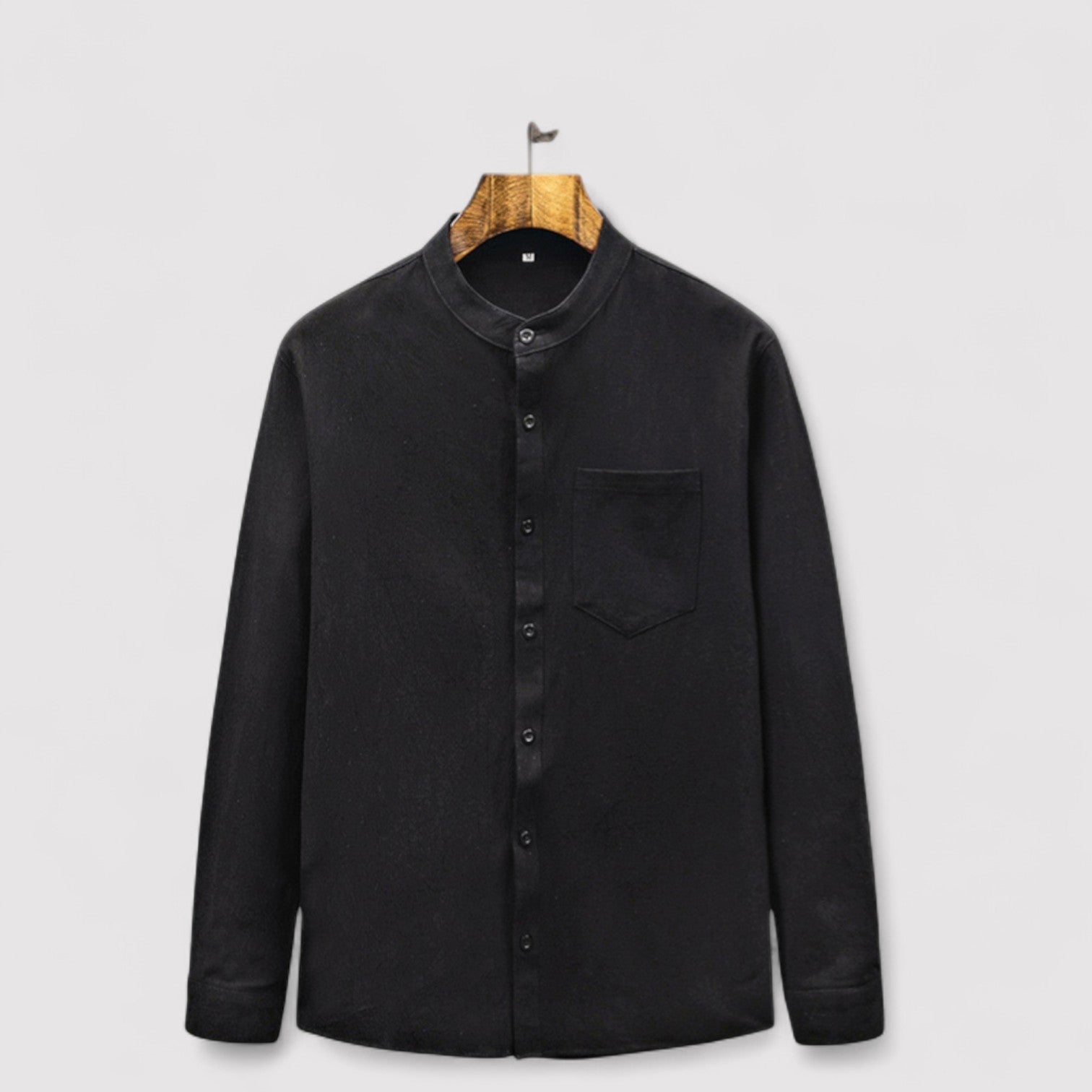 Lorenzi & Montague | The Modena – Band Collar Shirt