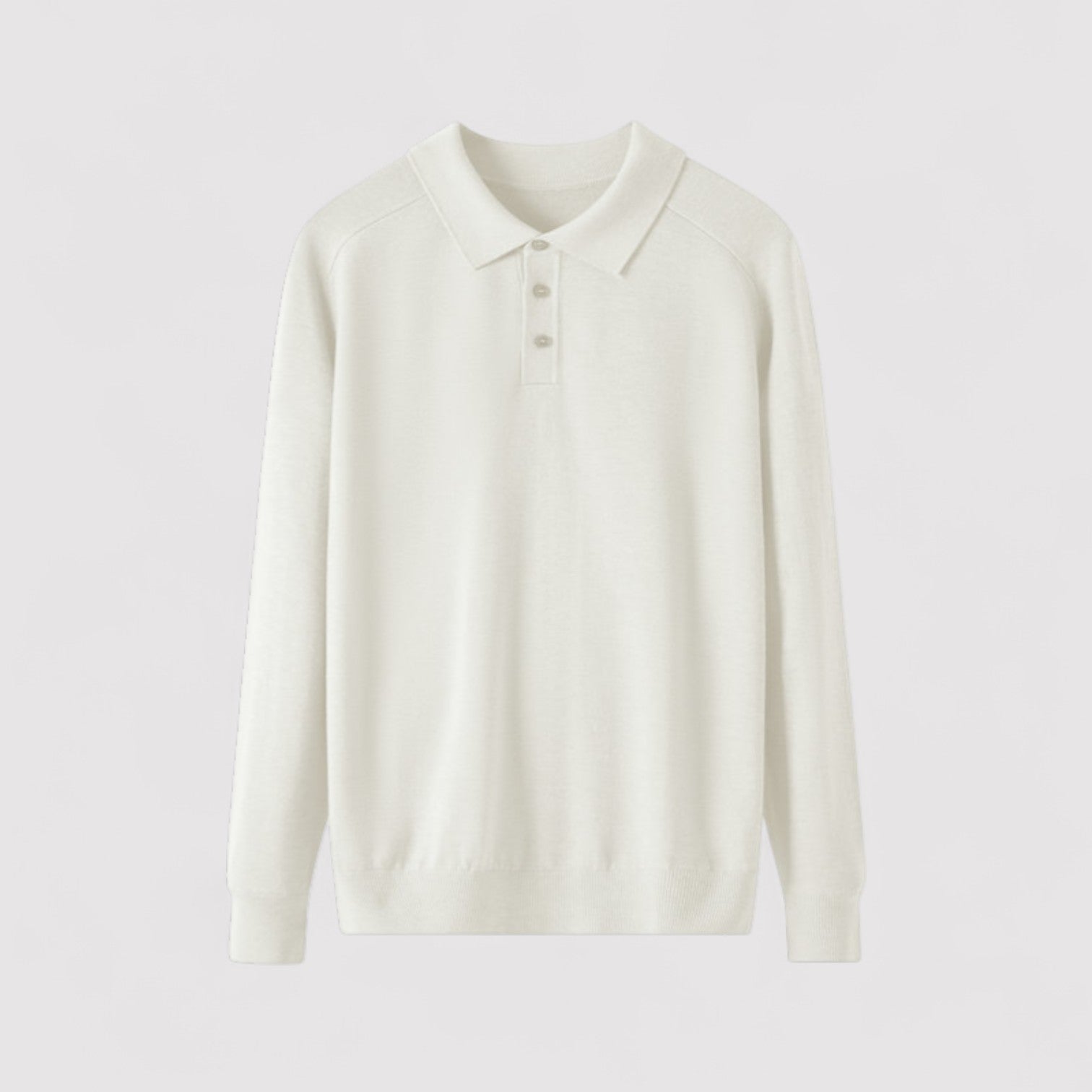 Lorenzi & Montague | The Nerio – Long Sleeve Knit Polo