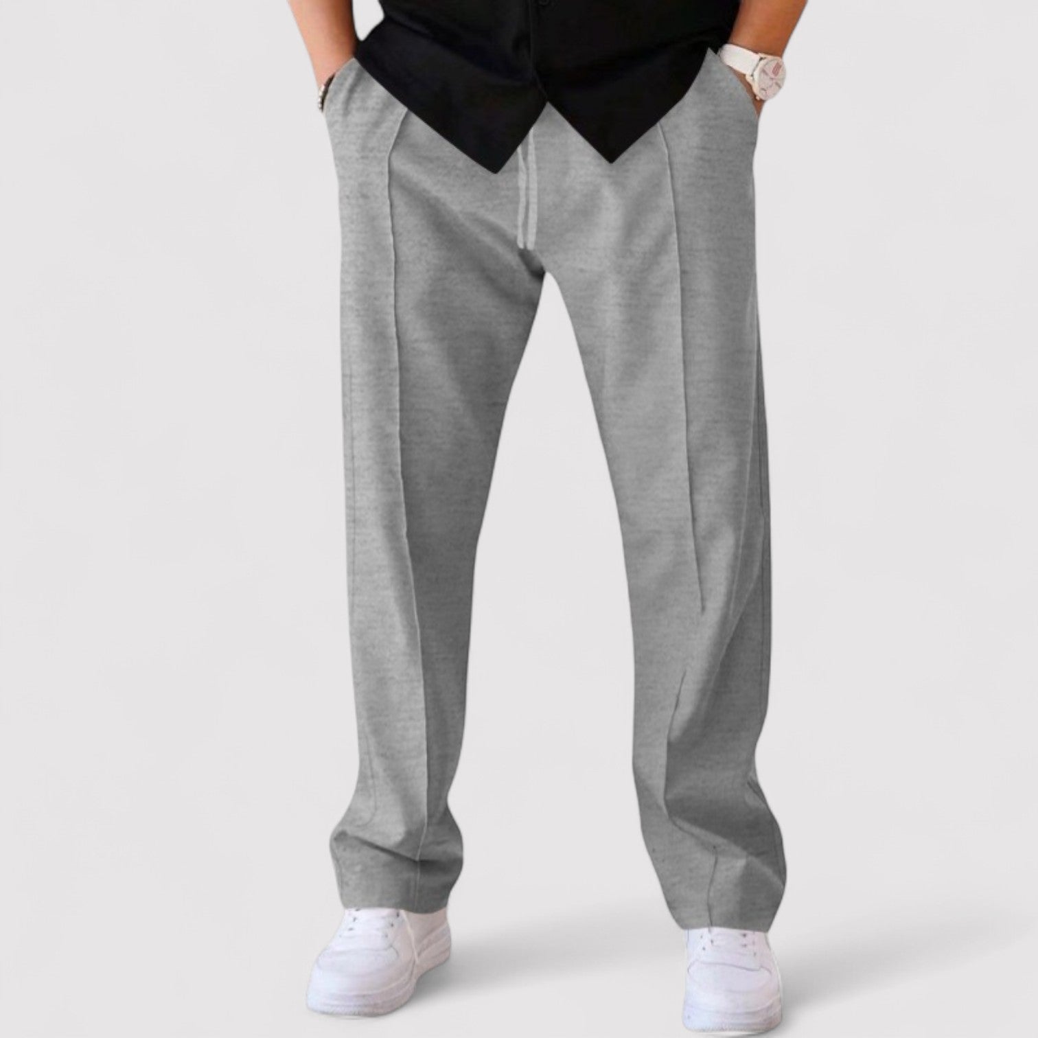 Lorenzi & Montague | The Vittoré – Relaxed Straight-Leg Trousers
