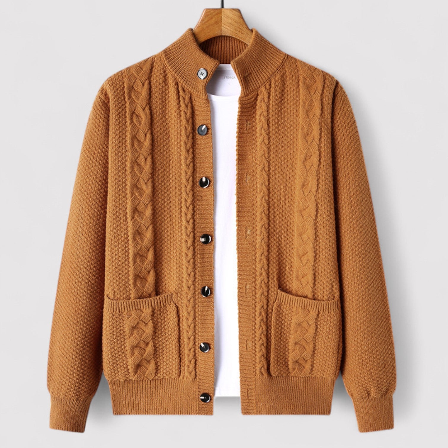 Lorenzi & Montague | The Léandre – Jacquard Knit Cardigan