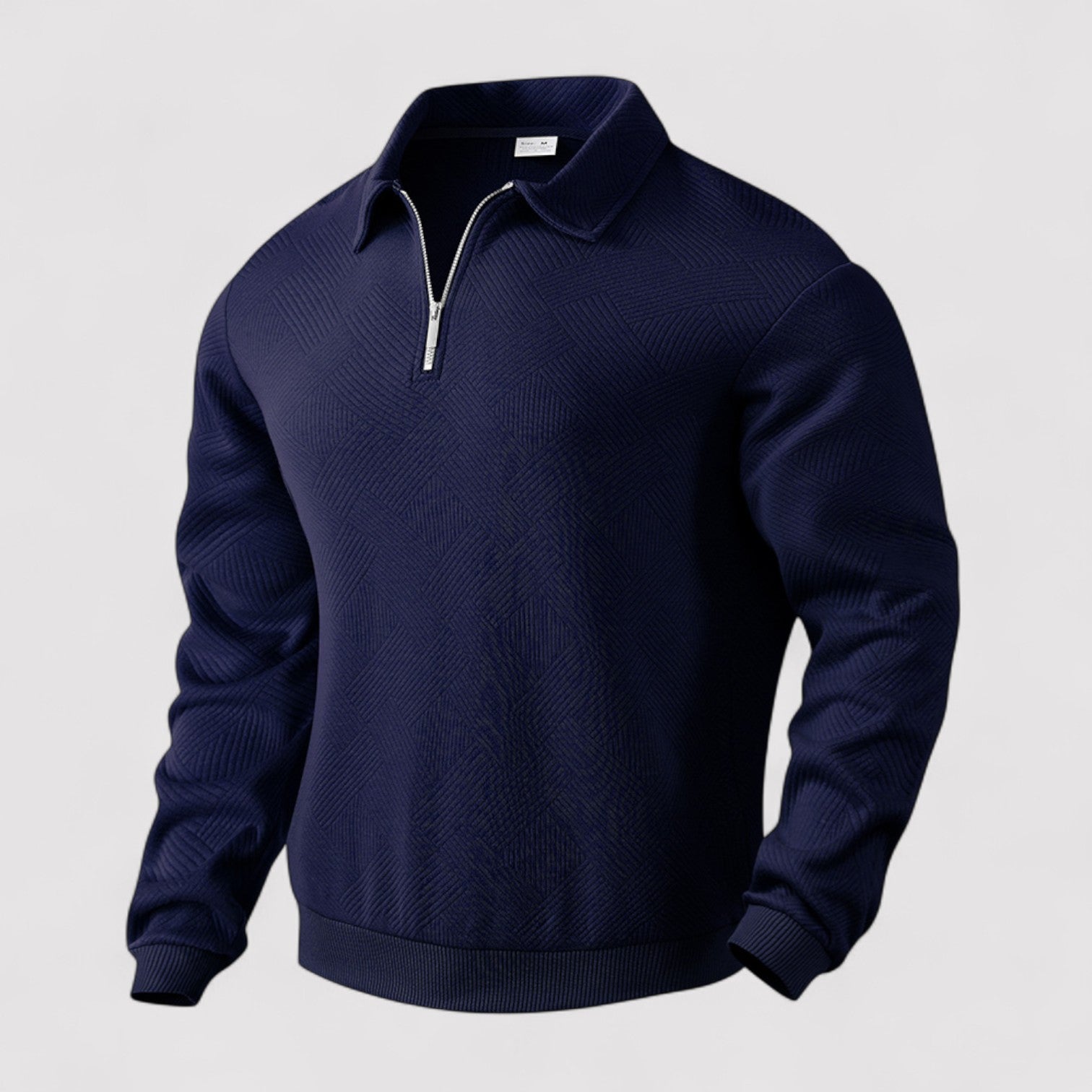 Lorenzi & Montague | The Bellagio – Jacquard Half-Zip