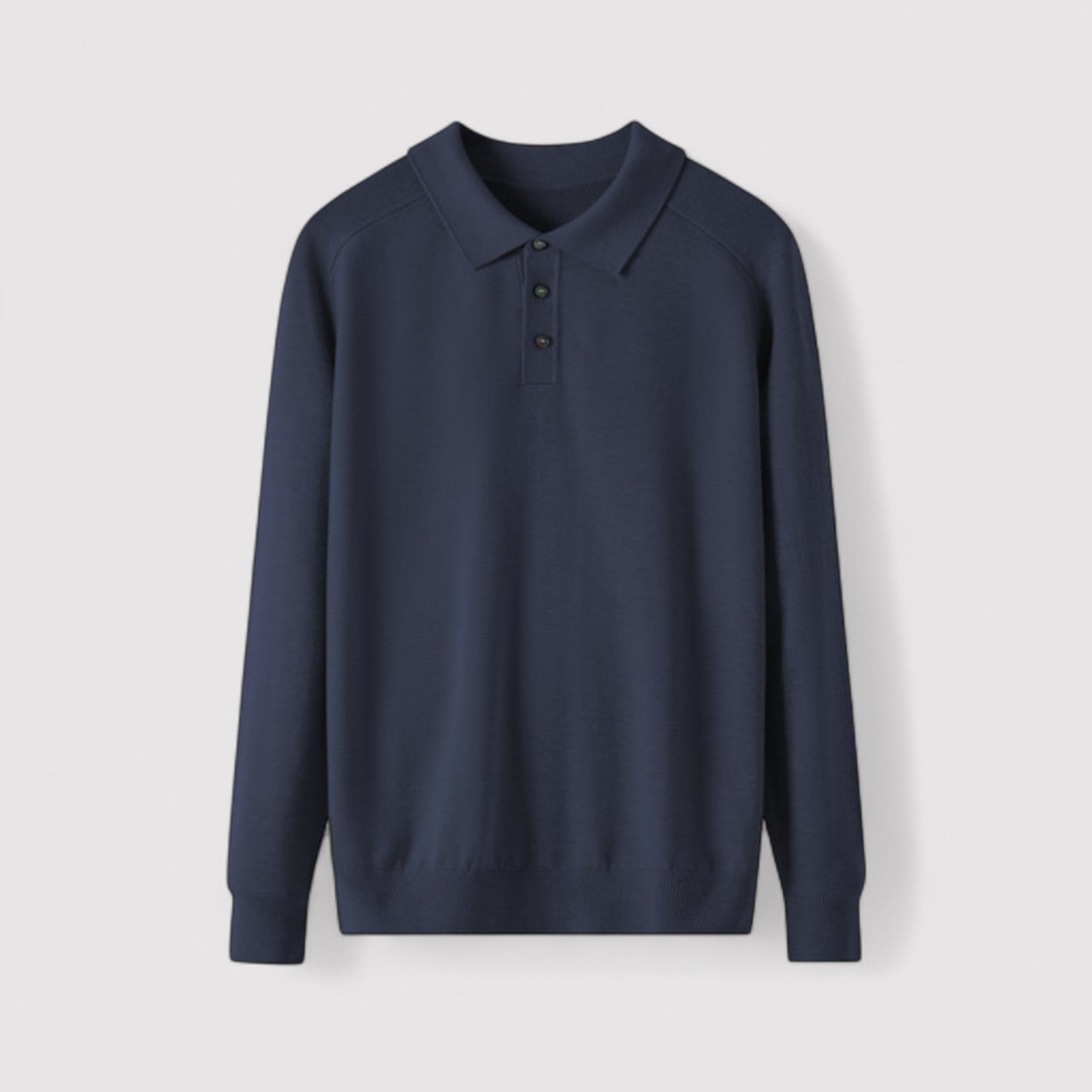 Lorenzi & Montague | The Nerio – Long Sleeve Knit Polo