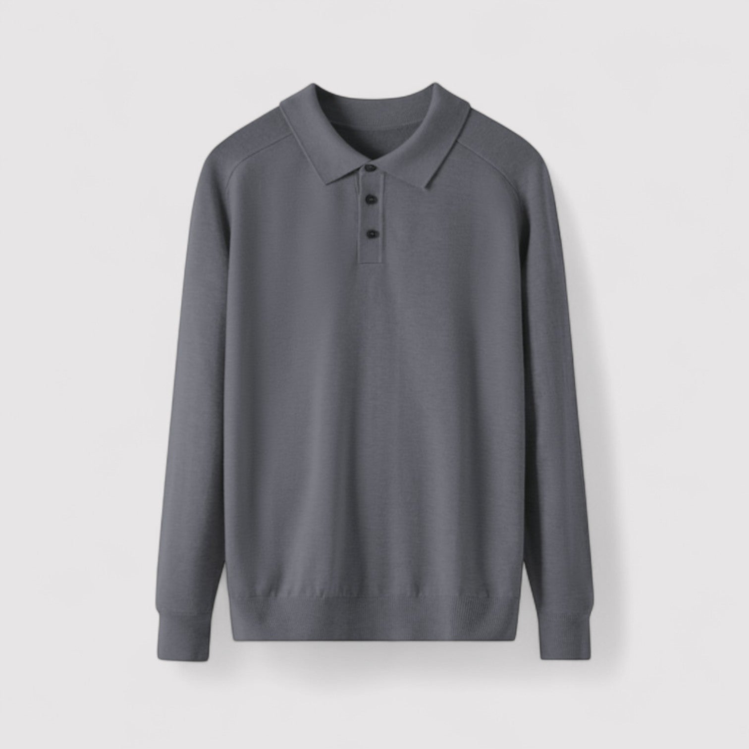 Lorenzi & Montague | The Nerio – Long Sleeve Knit Polo
